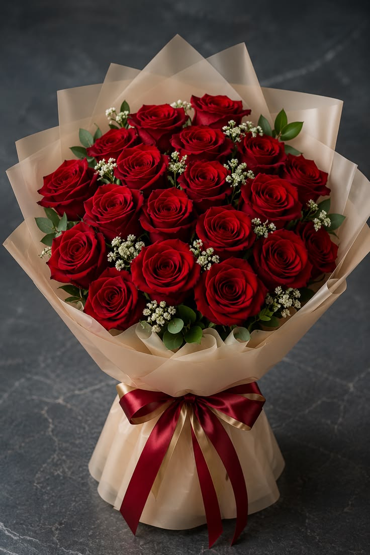 Red Roses Bouquet in Lahore – CocoCrave